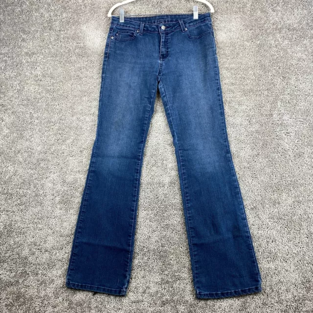 Michael Kors Bootcut Leg Jeans Women's Size 6 Blue Dark Wash Denim Low Rise