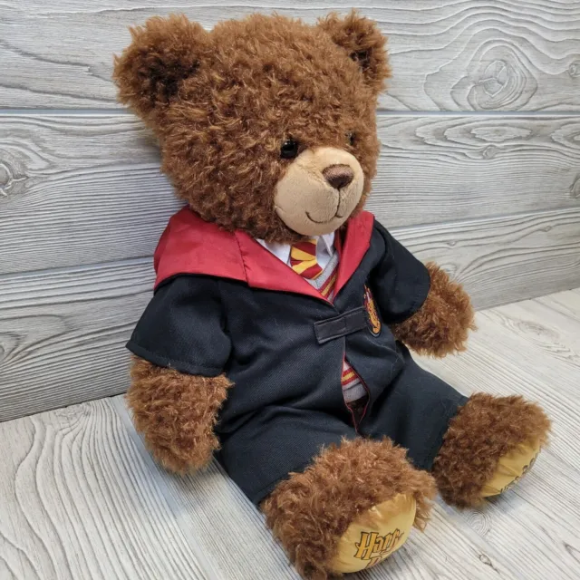 BUILD A BEAR Harry Potter Gryffindor Brown Bear Plush Outfit Robe Shirt ...