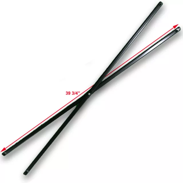 Ozark Trail 13 x13 Straight Leg Canopy/Gazebo SIDE TRUSS Bar Parts 39 3/4" Black