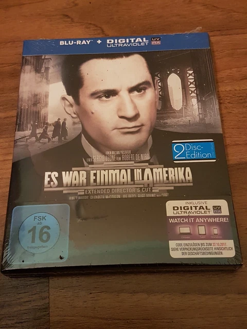 Es War Einmal In Amerika Extended Cut Steelbook ES WAR EINMAL in Amerika / Extended Director's Cut / 2 Blu-ray / Neu