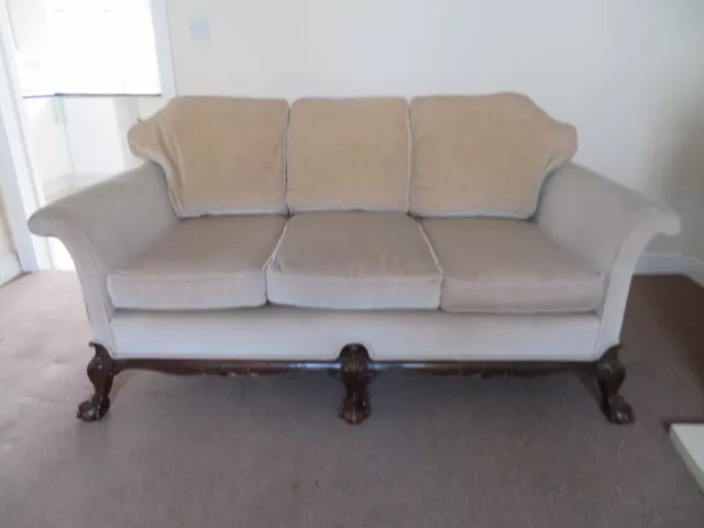 Howard And Sons Deep Seated Country House Settee Sofa. Circa 1925