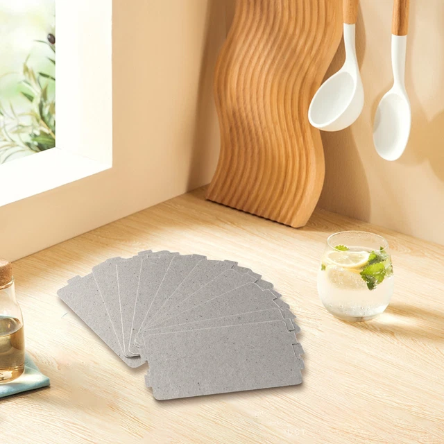 4 Plaques Mica Pour Four Micro-ondes - 12,1x20,3cm - Isolant Thermique - Universel
