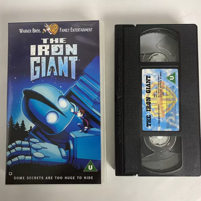 THE IRON GIANT VHS Tape Jennifer Aniston Vin Diesel Harry Connick Jr ...