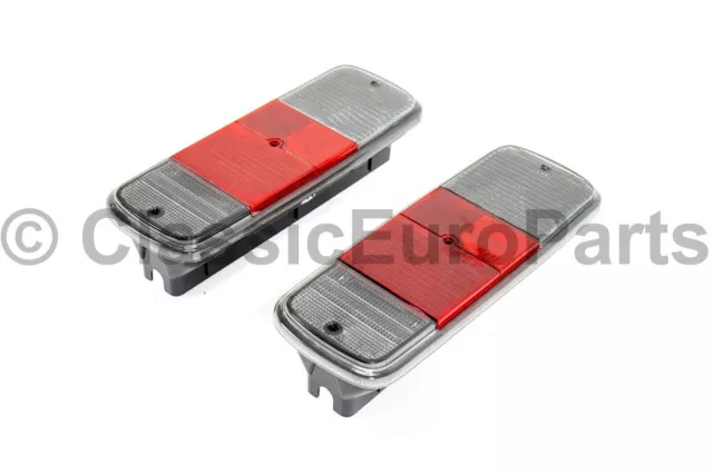 Juego de luces traseras Euro ahumadas rojas para VW Transporter T2 con...