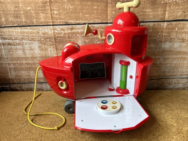 Cbeebies Pull CBEEBIES TWIRLYWOOS BIG Red Boat Pull Along with sound £20.00 - PicClick UK