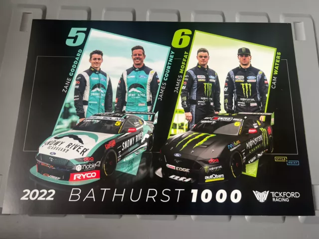 V8 Supercars Bathurst 1000 2022  Tickford Racing  Poster