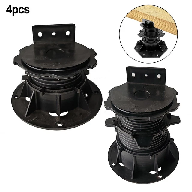 Enhance Your Decking with Adjustable Pedestal Bearing Riser Foot 4 Pack