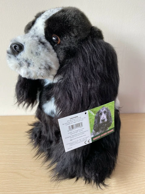 Blue Roan Cocker Spaniel 12" toy, as it is, gift wrapped, personalised 5 options