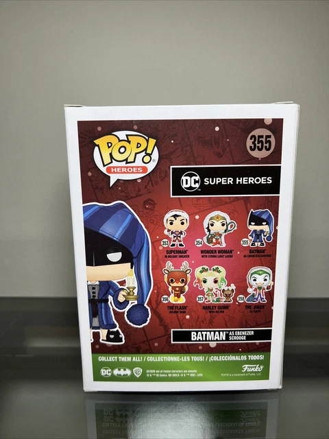 Funko Pop! DC Heroes: DC Holiday - Batman as Scrooge #355 with Pop! Protector 3