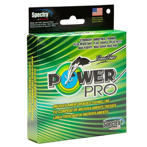 Fil Mulinelllo Tressé Shimano Power Pro 275 MT Couleur Moss Green