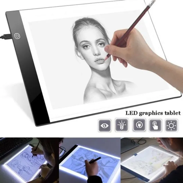 Diamond Painting Embroidery Tools LED Light Pad Dimmable Light Board Full Dri G1 2