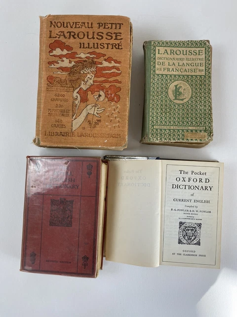 Lot de Dictionnaires Anciens