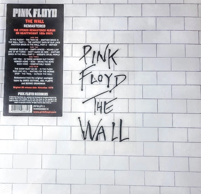 PINK FLOYD THE Wall 180Gram Vinyl 2Lp Set " New, Sealed