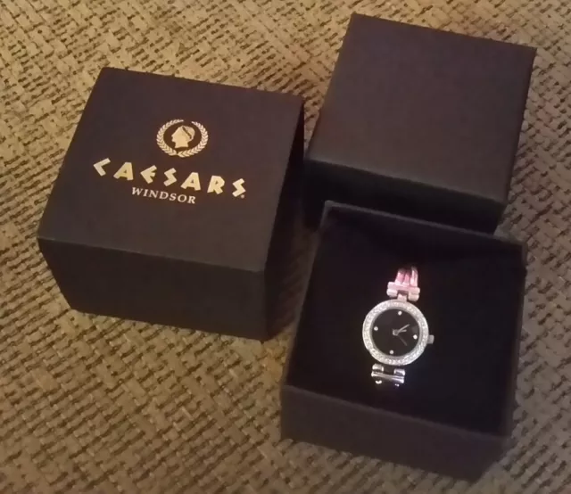 CAESARS PALACE WINDSOR CANADA Casino PROMO Womens Wrist Watch Swarovski Crystals