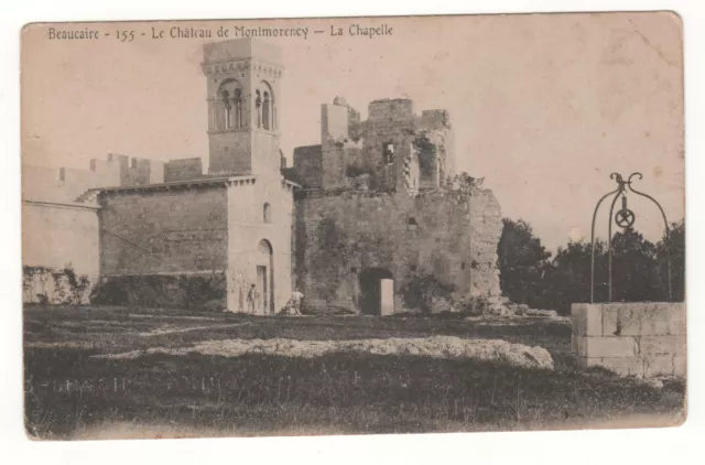 Cpa 30 - Beaucaire: Le Château De Montmorency - La Chapelle (Gard) Unwritten