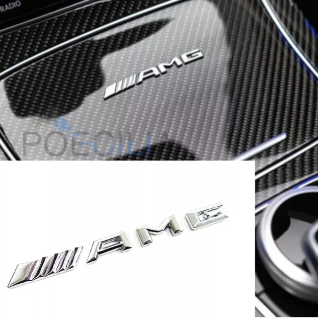 Insigne d'emblème AMG adapté pour Mercedes Benz AMG Console centrale  intérieure Fob