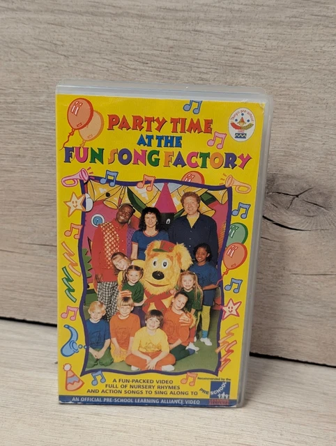 VINTAGE PARTY TIME At The Fun Song Factory VHS Tape 1996 PolyGram