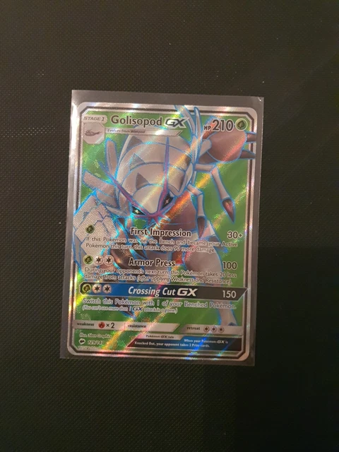 Golisopod GX - SM Burning Shadows 129/147 - Full Art seltene Pokémon-Karte