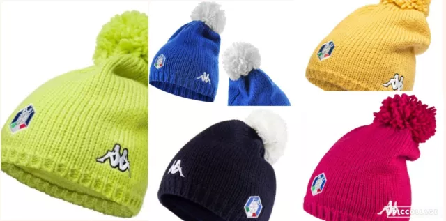 Fw 2023 Fisi Kappa 6Cento Flock 3 Cappello Sci Pon Pon Zuccotto Neve 3030Tx0