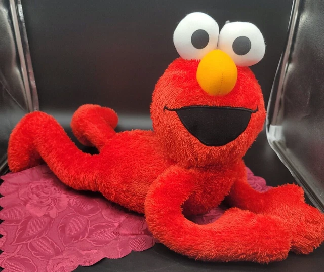 Fisher Price Elmo Laying Sesame Street Muppets Red Plush Doll 22" Tall 2017