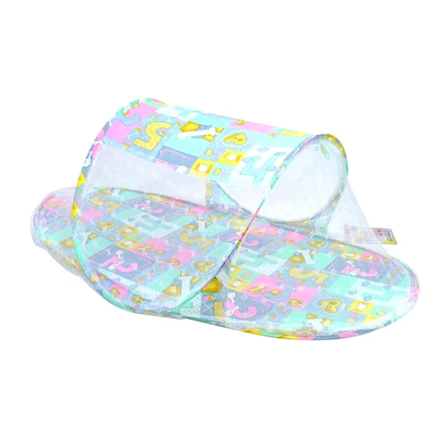 Baby Bed Net Foldable Crib Infant Child Mosquito Boat Shape