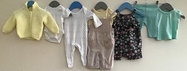 Baby Girls Bundle Of Clothing Age 0-3 Months Minimode M&S TU George F&F