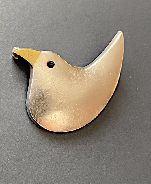 Broche Oiseau En Argent 925 (sterling) De L'artiste Emilia Castillo - Occasion Portée