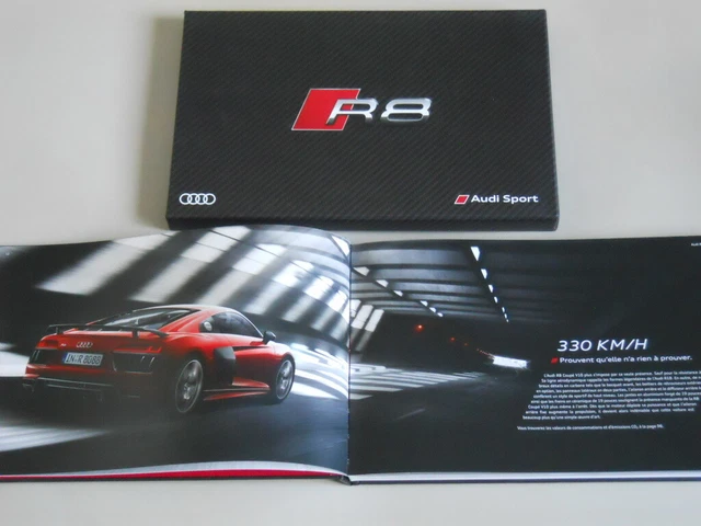 Brochure AUDI R8 2007 - Édition Limitée Grand Format (hardcover) - NEUVE Et Rare