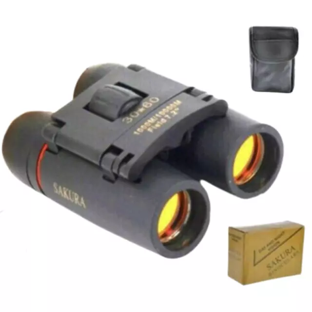 Sakura 30X60 Day & Night Vision Zoom Powerful Outdoor Mini Binoculars Telescope