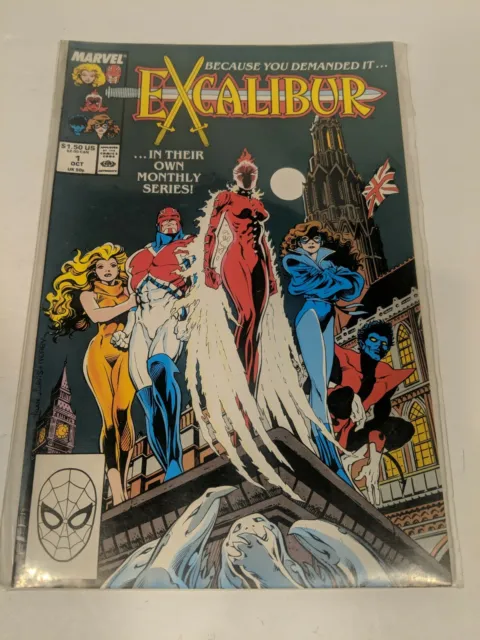 Marvel comics Excalibur #1 Oct newsstand Edition