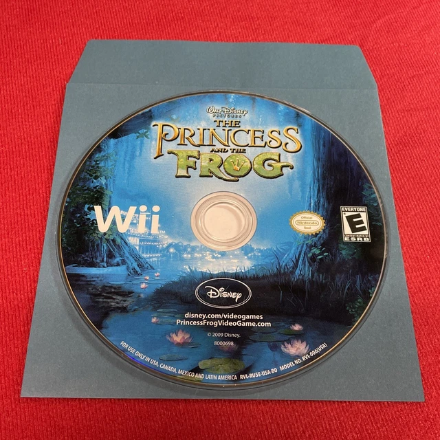 Frog Wi THE PRINCESS AND the Frog (Nintendo Wii, 2009) Game Disc Only See ...