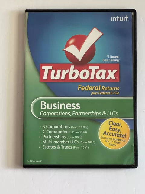 2010 TurboTax Business - Corporations, Partnerships & LLCs