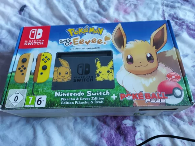 Nintendo Switch Pokemon Let's Go! Pikachu Eevee  Retail Box Only No Console/Game