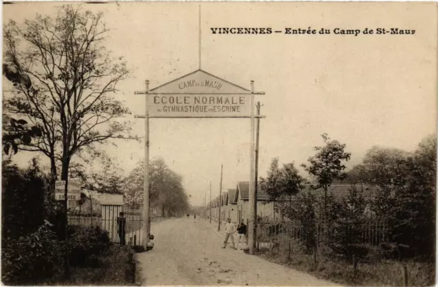 CPA AK VINCENNES Entrance to Camp de St-MAUR (672265)