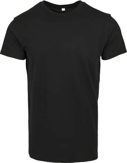 T-Shirt Base Nero Girocollo a Manica Corta S M L XL 2XL