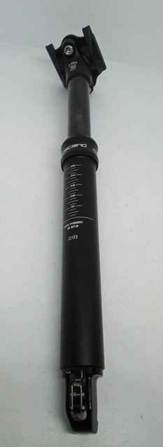 Brand-X ASCEND CX Dropper Seatpost 27.2MM X 350MM 85MM BLACK ! 2
