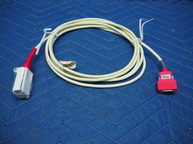 Genuine Masimo LNC-10 LNCS SpO2 Extension Cable  9 Pin to LNC Rainbow Red Plug