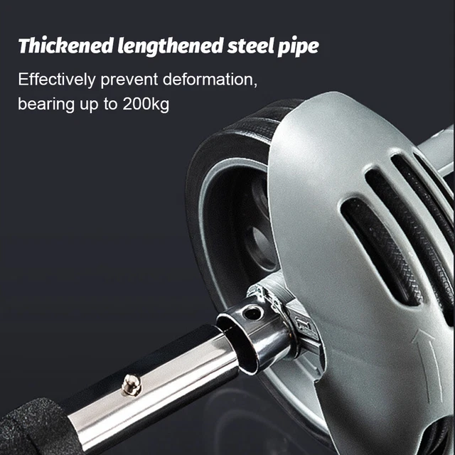 ROELLY Rullo Addominali Doppia Ruota - Con Ginocchiera E Timer, Design Antiscivolo Per Allenamento Casa E Ufficio - Foto 14