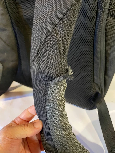 Tumi T-Tech Business Class Brief Pack Nylon Backpack Black (Gray inside) USED 3