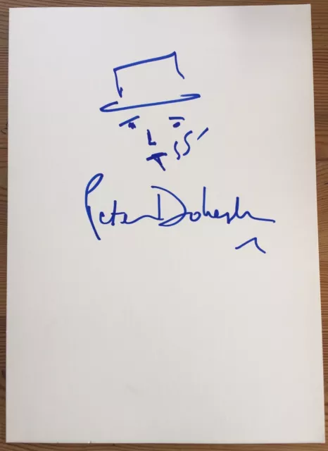 18) Peter Pete Doherty Signiert Zeichnung Orig. Unterschrift Signatur Autogramm