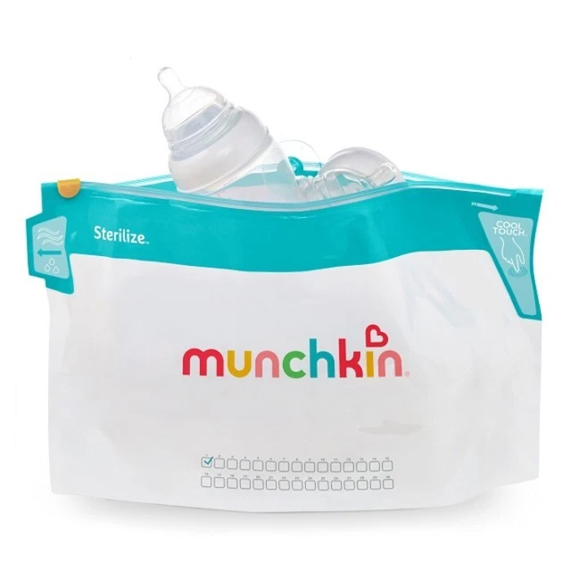 Bolsa Reutilizable Esterilizador de Microondas Munchkin Cool Touch (TOTALMENTE NUEVA)
