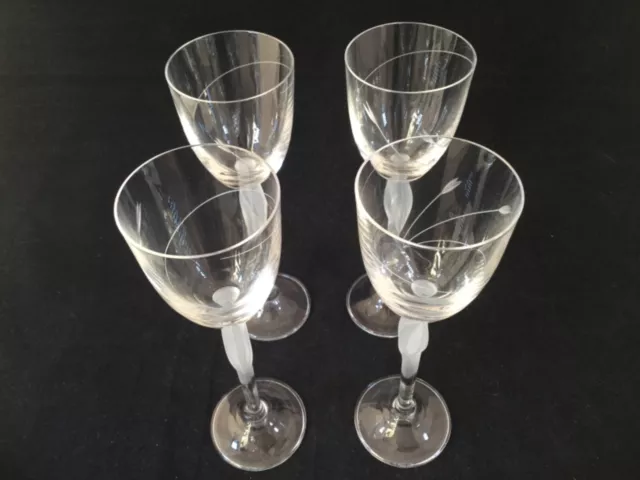 Mikasa Fine Crystal Champagne / Wine Glass - Frosted Stem - Price per glass.