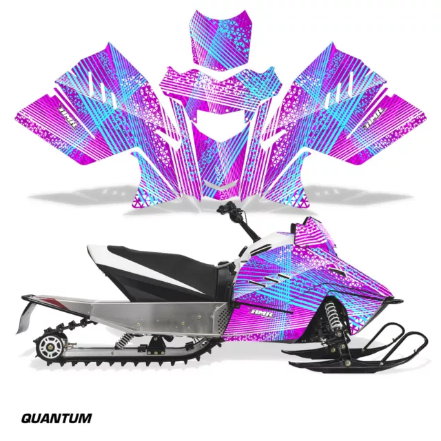AMR Racing Snowmobile Full Graphics kit Sticker Decal Compatible with Polaris XC 120 2000-2020 P-40 Warhawk Blue グラフィックキッ