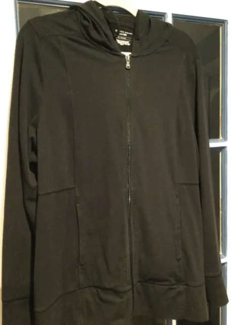 Tek Gear DryTek women’s 1X full Zip hoodie Athletic Jacket  Black long sleeved
