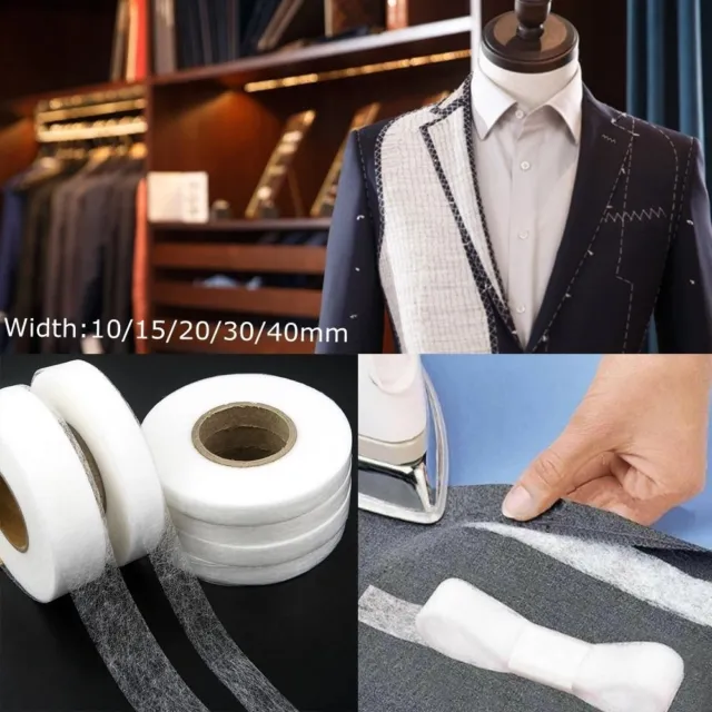 Tape Iron On Hem Tape Interlining Adhesive Fabric Clothes Web Interlining
