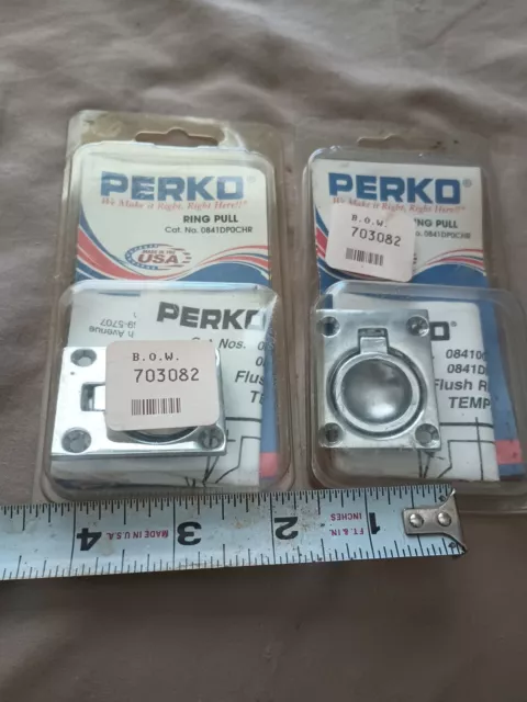 Lot Of 2 PERKO RING PULL 0841DP0CHR USA