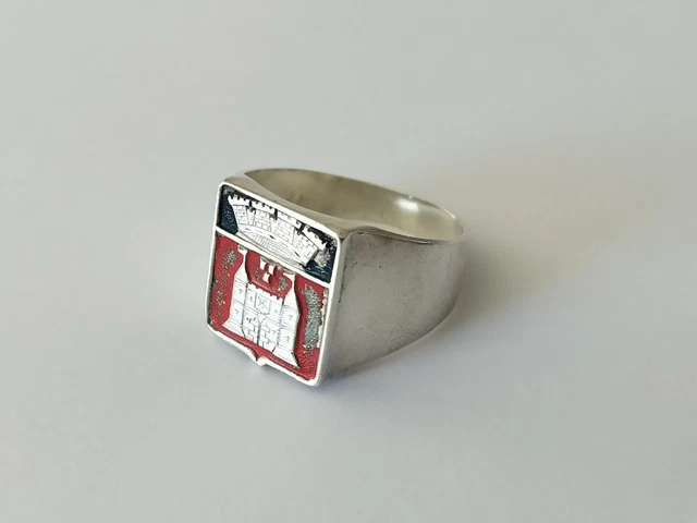 Bague argent, gros cabochon de cornaline et entourage de marcasites