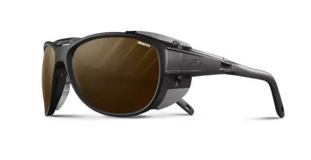 Julbo - Explorer 2.0 Black/Grey ReactivHighMountain 2-4 Sunglasses Mountain Sport