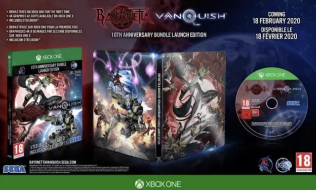 Bayonetta & Vanquish 10th Anniversary Bundle Steelbook Xbox One PAL FR