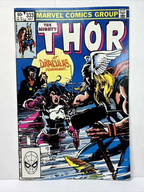 The MIGHTY THOR #333 - Direct Edition 1983 Marvel Comics  Dracula VF/NM 9.0